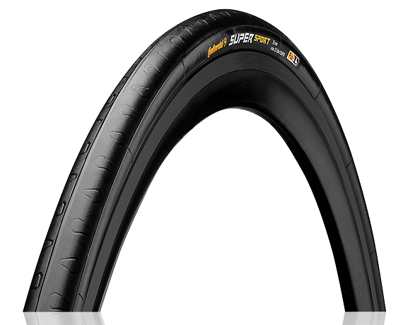 Continental SuperSport Plus Tire - 700 x 25, Clincher, Folding, Black, 84tpi